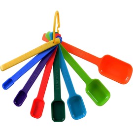 DOTINGHUX Plastic Measuring Spoons 8-Piece,Assorted Colors