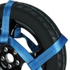 Set of 2 Tow Dolly Straps with Flat Hook, Blue