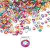 MECCANIXITY Loose Sequins 4MM Glitter Sequins 3000Pcs Cup Sequins Embroidery