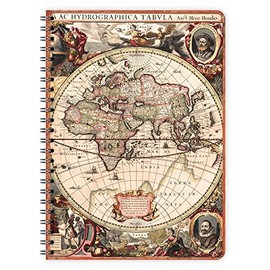etmamu 398 World Notepad A5 60 Sheets Squared