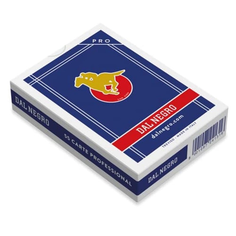dal Negro Carte Mazzo da 55 Poker, Colore Blu, 024131