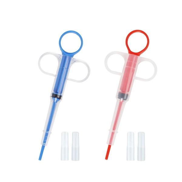 SIOPPKIK Pack of 2 Tablet Feeder, Plastic Tablet Dispenser, Medication