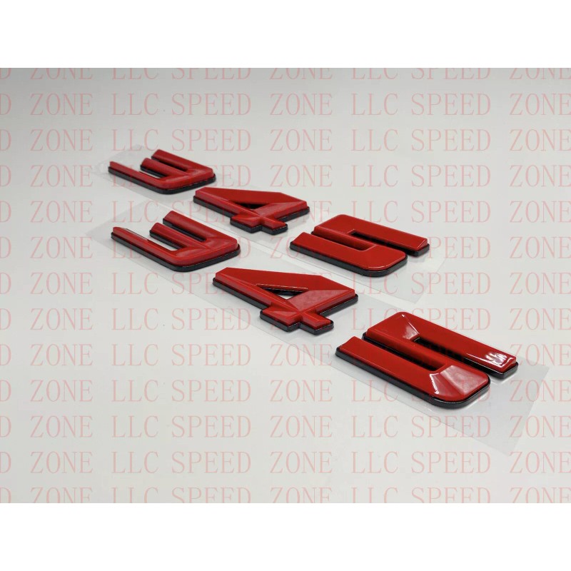 SPEED ZONE (2pc) 345 Badge Emblem For MOPAR HEMI Passenger