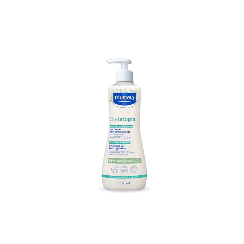 Mustela Gentle Cleansing Gel Pump - 500ml , (Pack of