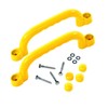 Baoblaze 2Pcs Playground Accessories, Playhouse Grab Handle Bars, with Screws,