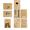 the lazy panda card company Set of 40 Christmas Postcards
