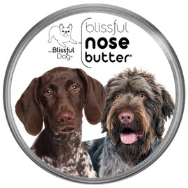 The Blissful Dog German Shorthaired Pointer Nose Butter, Versatile Dog Nose Balm for Dry Nose, Handcrafted Nose Moisturizer, Easy-to-Apply Dog Essentials, Unscented, 2 oz.
