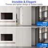 2pcs 6 inch Stainless Steel Hidden Door Hinges - Invisible
