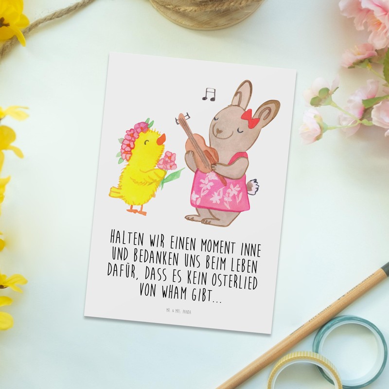 Mr. & Mrs. Panda Postcard Easter Spring Feelings – Easter