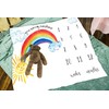 LYLYCTY Baby Monthly Milestone Blanket Wreath and Frame, Rainbow Sun