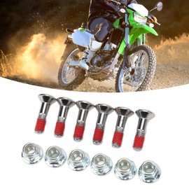 Voluxe M8 Sprocket Bolt, Corrosion Resistant Sprocket Bolt Kit Replacement for Kawasaki KX KXF for Motorcycles