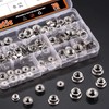 Tanstic 70Pcs 1/4-20 5/16-18 3/8-16 10-24 8-32 6-32 Stainless Steel