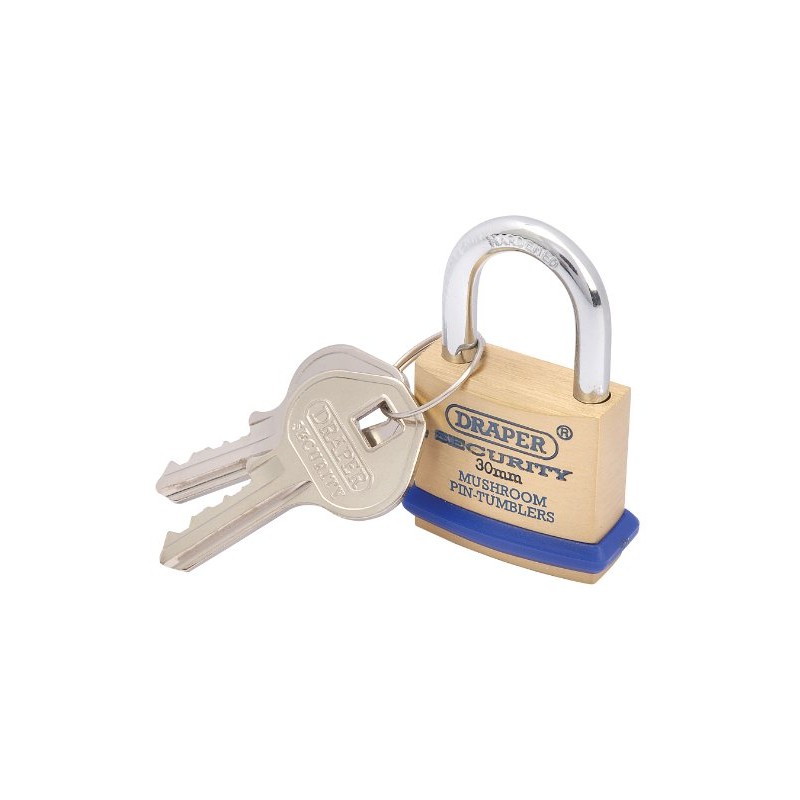 Draper 64160 Solid Padlock 30mm