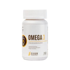 Eixun | Omega 3 | Suplemento Alimenticio | a Base de Aceite de Salmón |con DHA y EPA | 45 Softgel con 1.45 g c/u
