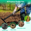 Garden Hoe, Heavy Duty Trenching Hoes with 60 Inch Long