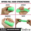 CanDo 10-2613 Theraputty Plus Hand Exercise Putty, Green, 3oz, Medium