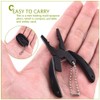 Portable Multitool Pliers Mini Folding Pliers for Business Gift/Outdoor Black