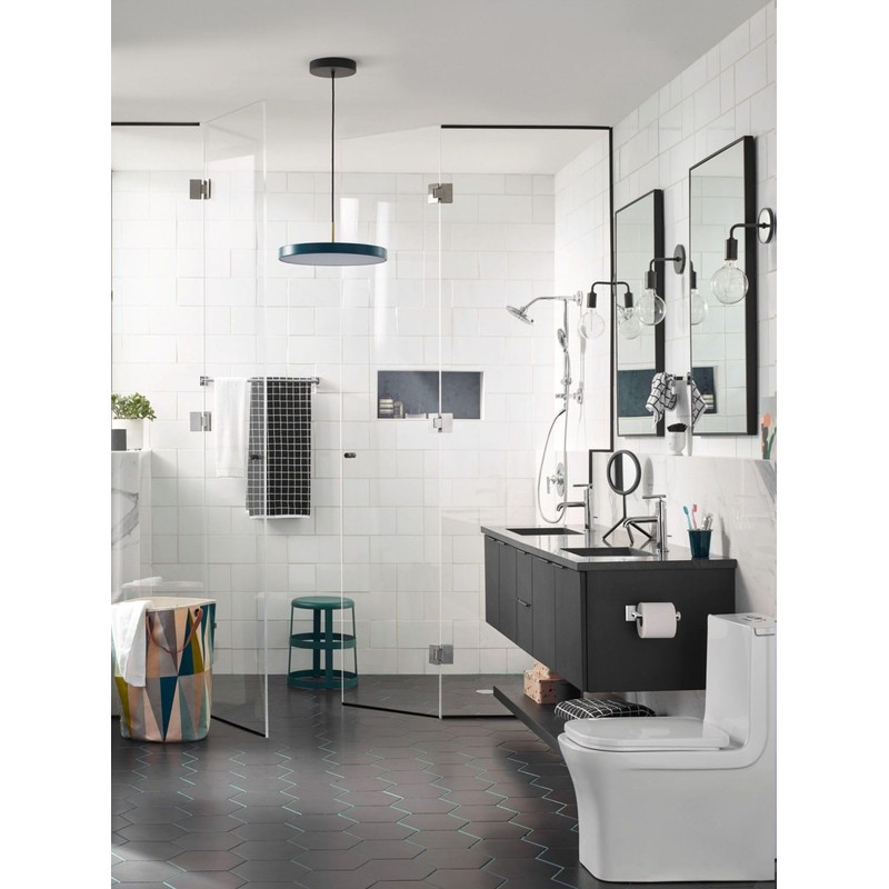 Moen BP1808CH Triva Single-Post Toilet Paper Holder, Chrome