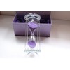 Lonovel 60 Minutes Hourglass Timer,Crystal Sand Timer Diamond Carving Surface,Good