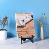 sourcing map 7" Easel Plate Holder, Wooden Folding Display Stand