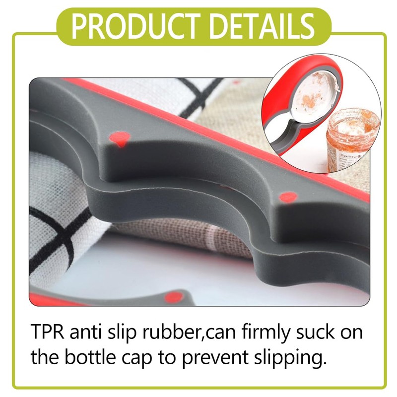 Jar Opener, Bottle Openers Ring Pull Can Opener aid for