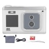 Digital Camera 4K HD Dual Cam Dual IPS Screen 16X
