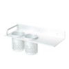 Multi-use Aluminum Flat Holder Stand Rack Storage Organizer Wall Mount