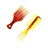 Baluue 2pcs Professional Styling Comb for Pomade Hair Slicked-back Wide