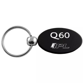 Infiniti Q60 IPL Oval Key Ring (Black)