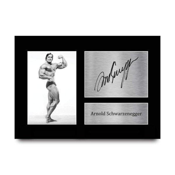 HWC Trading A4 Arnold Schwarzenegger Mr Olympia Gifts Printed Signed