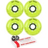Labeda Inline Roller Hockey Skate Wheels Addiction Yellow 76mm 4