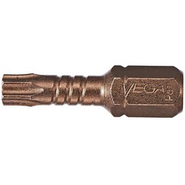 VEGA T40 TORX Impact Driver Bits. Impactech Professional Grade Impact Grade T-40 TORX 1" Bits. (Pack of 10) P125T40A-10