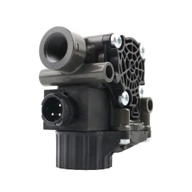 12V ABS Module Valve with 1/2" NPT Ports and 3 Pins Packard Connector Compatible with Bendix M-40HF Replace K079665 K056040 K128913 K128913OR 85144378