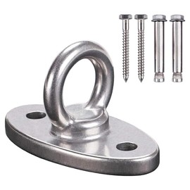 Bncxdc Ceiling Hooks, 300 kg Load Bearing Ceiling Hooks, Heavy Duty, High-Quality Stainless Steel Ceiling Hook Holder, for Swing, Wooden Beams, Hook Punched Pockets, Ceiling Mounted Hanging Chair