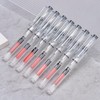 erofa Transparent Parallel Calligraphy Fountain Pen Set with Duckbill Clip,7