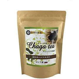Chaga Chaga Tea Pack, 0.1 oz (4 g) 26 Packs, 100% Chaga Tea, 100% Russian Production, FBA Certified, Imperial Household Agency Certified