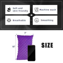 Tiny Pillow, 11''*7'' Small Pillow for Travel, Pets, Mini Pillows Support for Neck, Wrist, Knee, Travel Pillow and Small Decorative Pillow