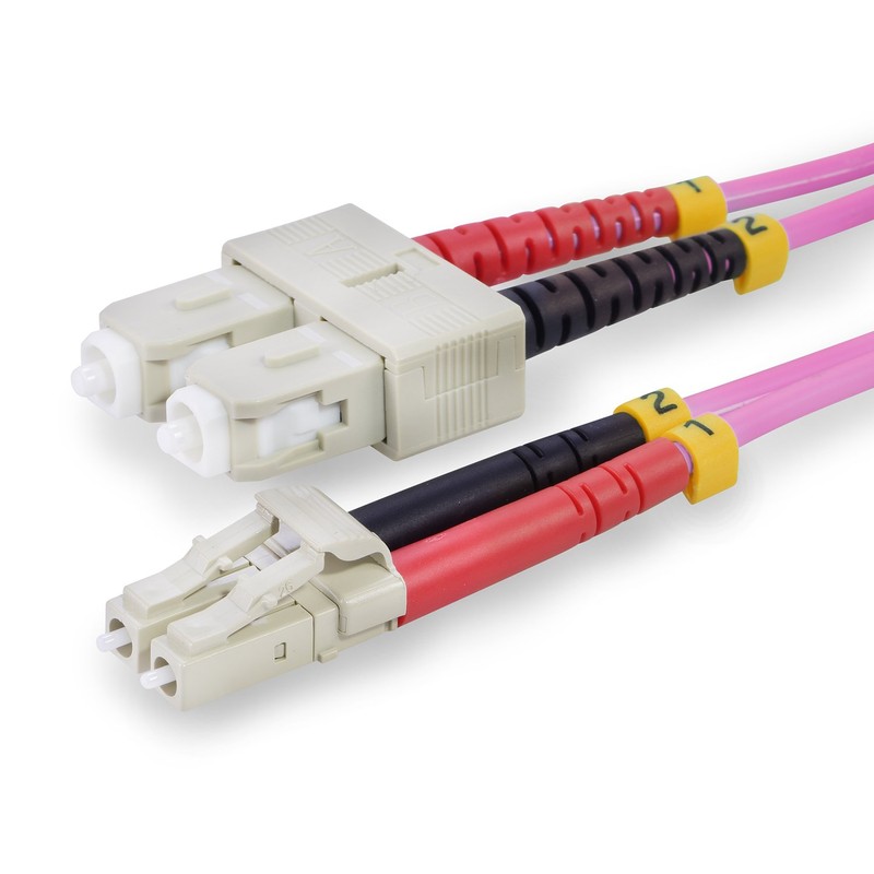 TPFNet Pack of 5 2 m Fibre Optic Cable SC/LC