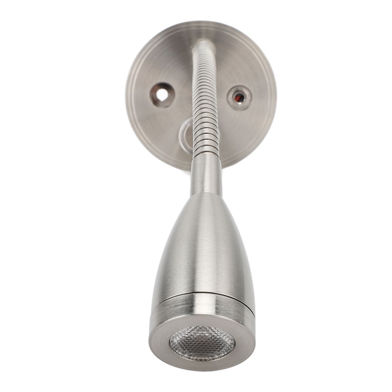 DC12‑24V LED RV Bedside Lamp High Brightness Aluminium Alloy Gooseneck