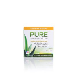 Pure Sinus Rinse Solution - 40 Neti Pot Sinus Rinse Packets Refill for Neti Pots, Sinus Rinse Bottle or Nasal Irrigation System Saline Nose Sinus Rinse