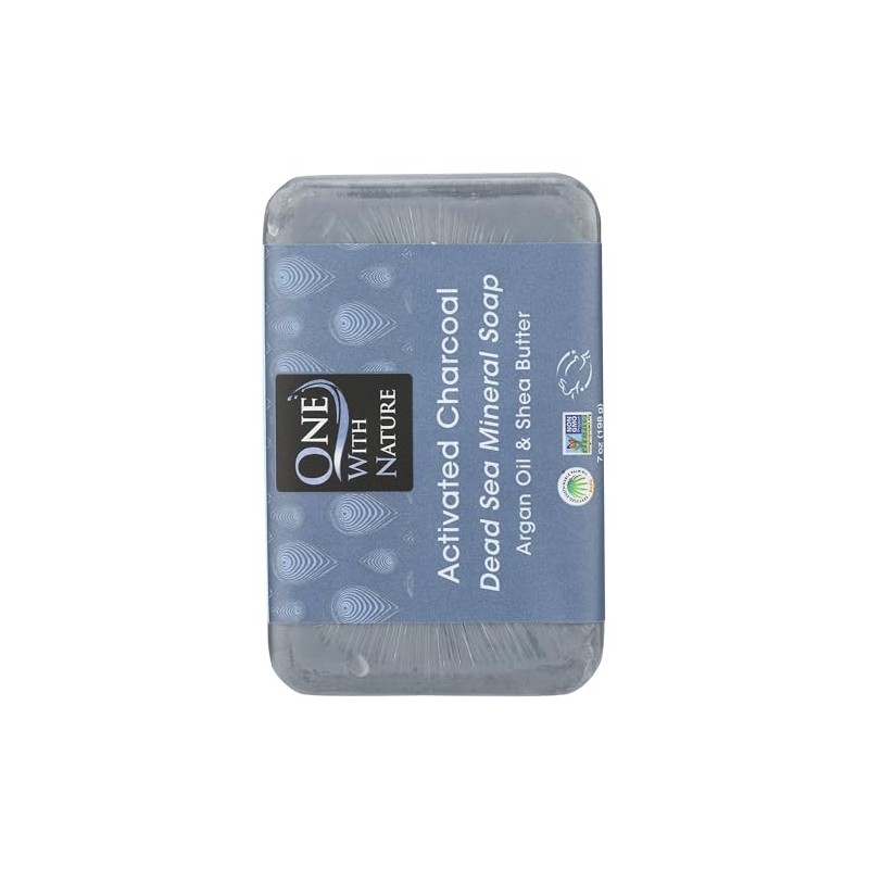 ONE WITH NATURE, BAR SOAP,ACTIVAT CHARCOAL 7 OZ