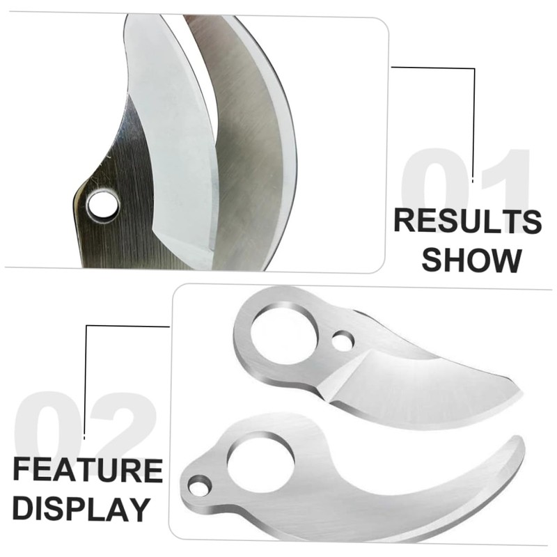 KONTONTY 2Pcs Electric Pruner Blades for Garden Pruning Shears Durable