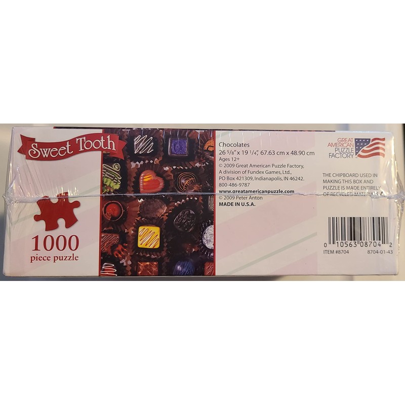 Sweet Tooth Puzzle (Chocolates) 1000 Pc Puzzle