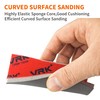 VRKET 28 Pcs 1200-1500 Grit Sanding Sponge,Ultra Fine Sandpaper,Soft Foam