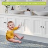 6 Pack Reusable Cupboard Locks for Children, U-Shaped Baby Proofing