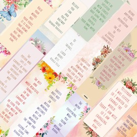 WEENZA Bookmarks, Beautiful Bookmarks, Paper Bookmarks, Motivational and Encouraging Bookmarks, Quote Bookmarks, Cute Bookmarks for Boys and Girls, Bookmarks for Kids (Pack of 45 Bookmarks)