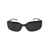Pinhole Glasses Unisex Plain Black