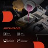 A-Premium Coolant Overflow Recovery Expansion Tank with Cap Compatible with