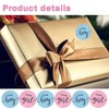 96 PCS Gender Reveal Stickers - Team Boy & Team