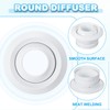 PATIKIL 8 Inch Round Air Vent, Adjustable Ball Jet Nozzle